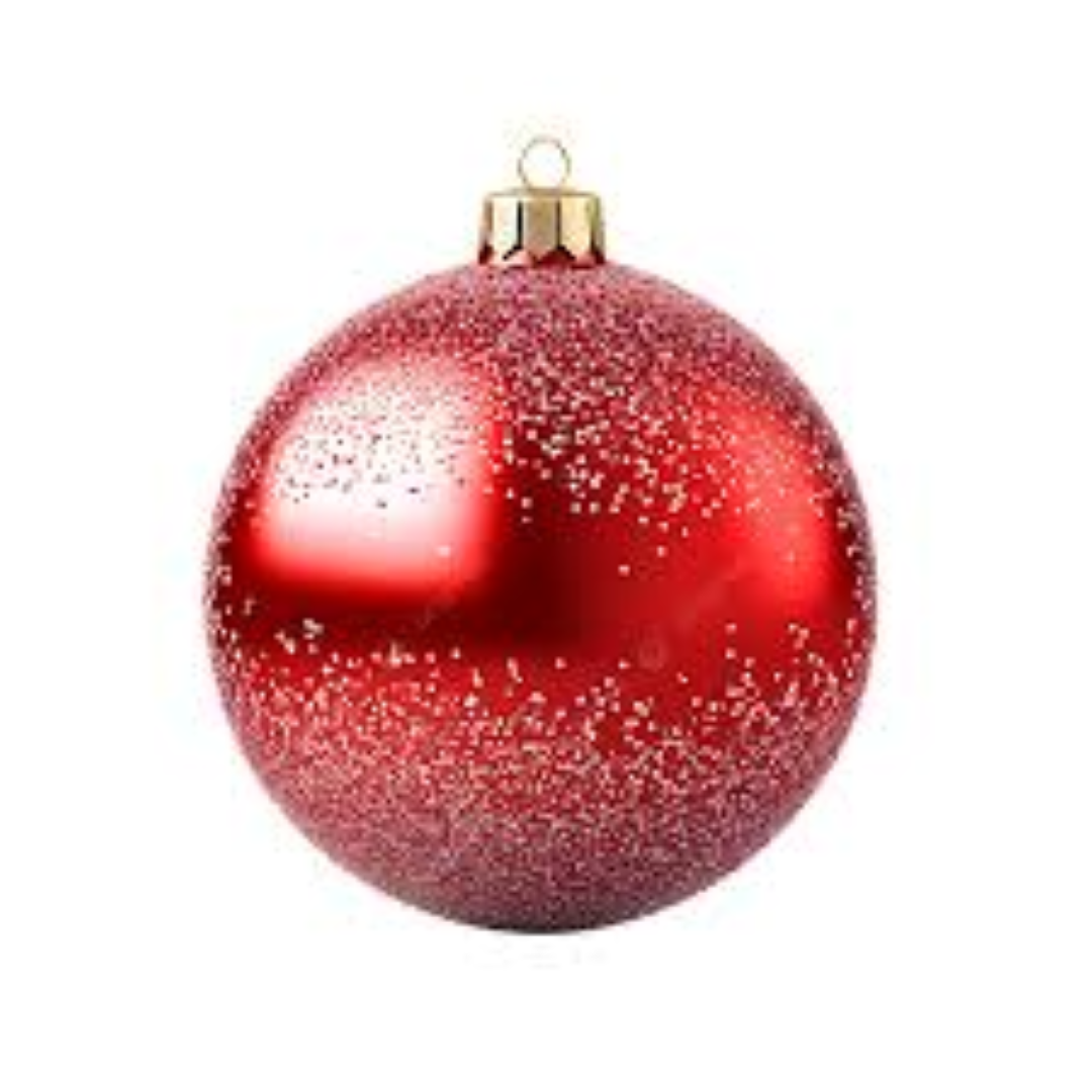 CHRISTMAS BALL SINGLE COLOR SHINY 1455